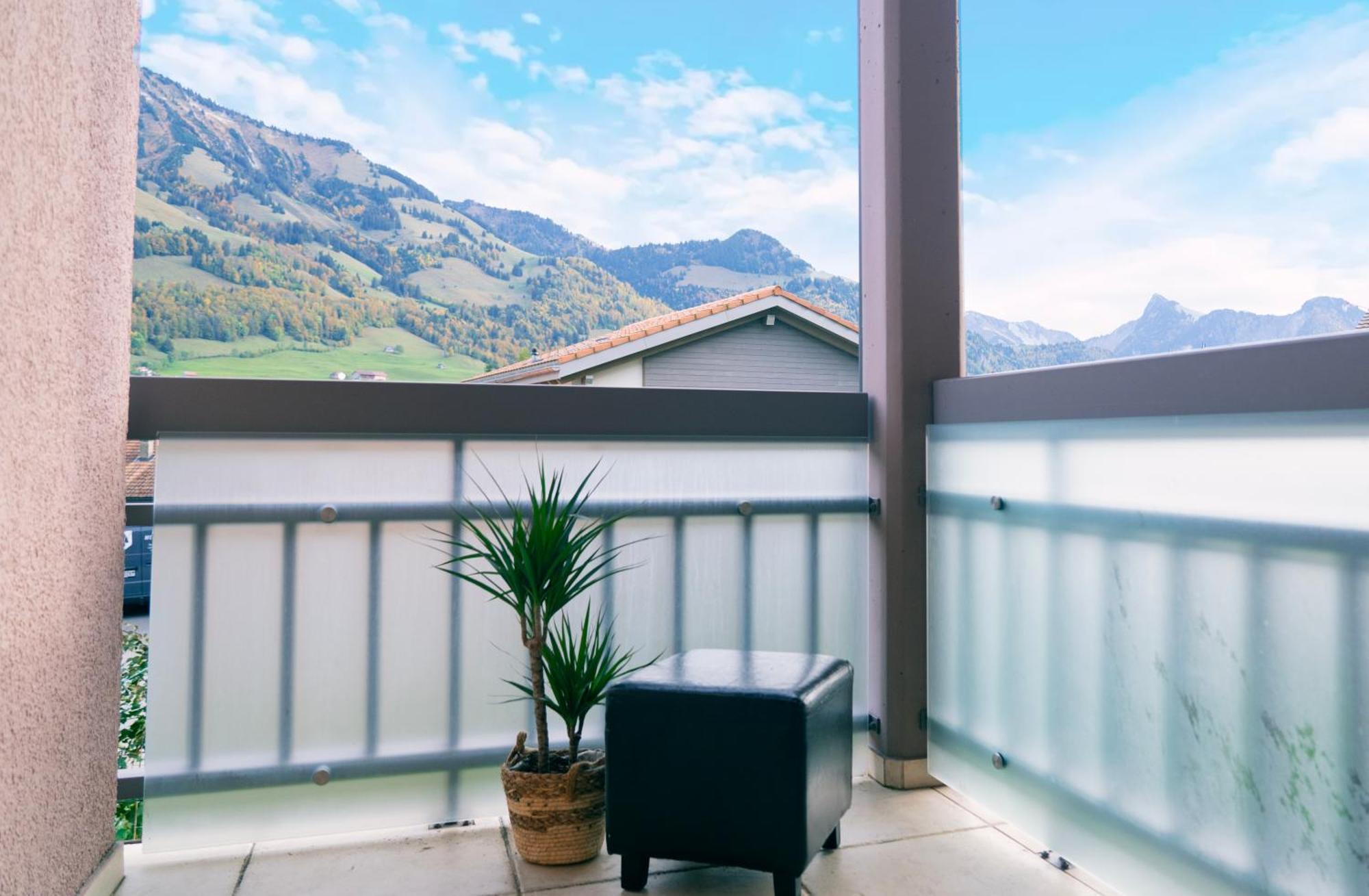 Neirivue Gruyere Alpes Appartement 3 Chambres Bbq Parking מראה חיצוני תמונה