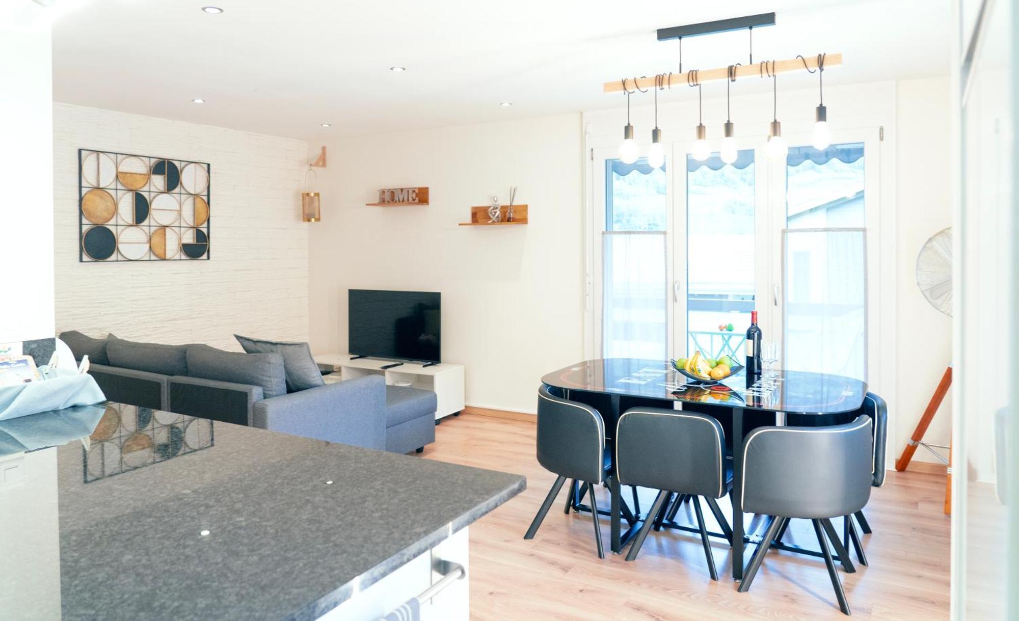 Neirivue Gruyere Alpes Appartement 3 Chambres Bbq Parking מראה חיצוני תמונה